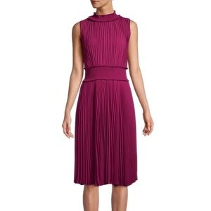 NWT- Nanette Lepore Sleeveless Smocked Blouson Dress - Size 6